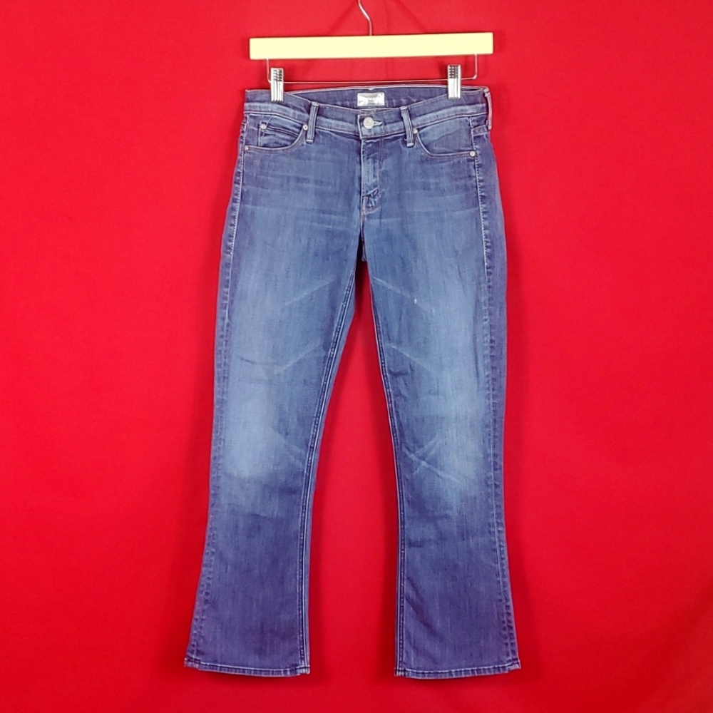 MOTHER THE RUNAWAY CROP in Stardust Womens Size 26